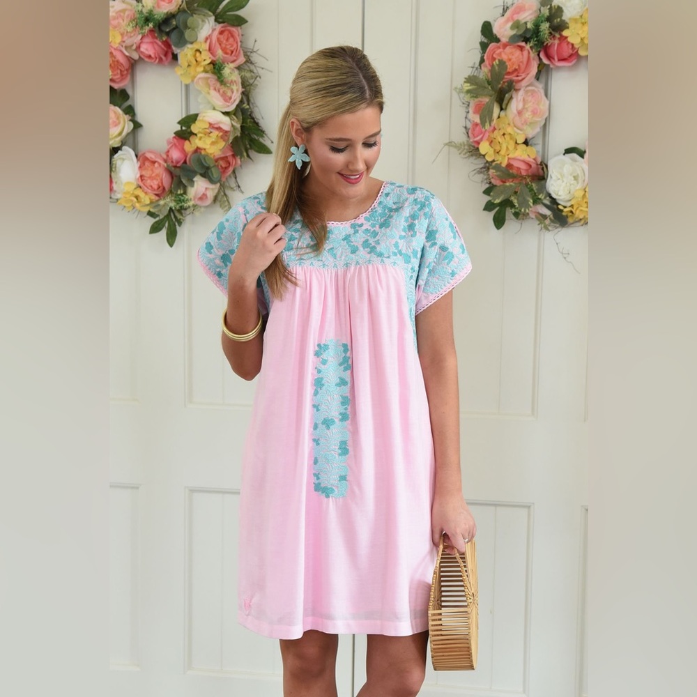J. Marie embroidered dress